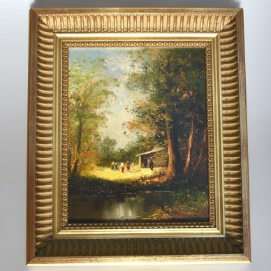 Romantische Flusslandschaft, 1954