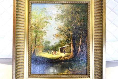 Romantische Flusslandschaft, 1954