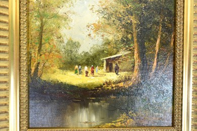 Romantische Flusslandschaft, 1954