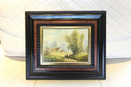 Verträumte Dorfaue, Frenzik, 1951