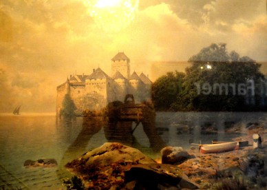 Landschaft am Gardasee , um 1880