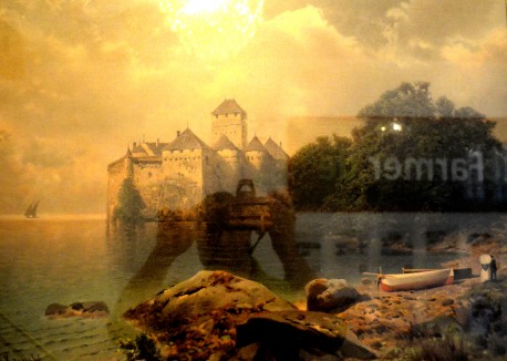 Landschaft am Gardasee , um 1880