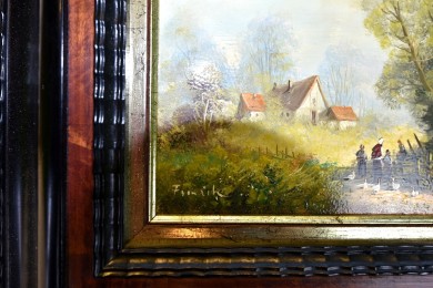 Verträumte Dorfaue, Frenzik, 1951