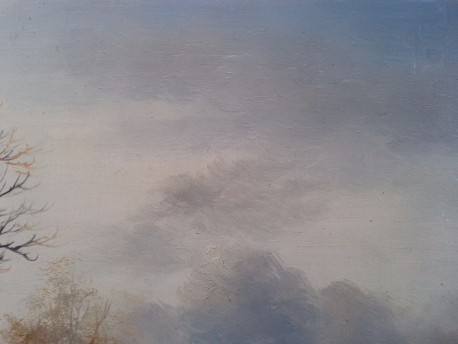 Winterlandschaft am Vorwerk, um 1900