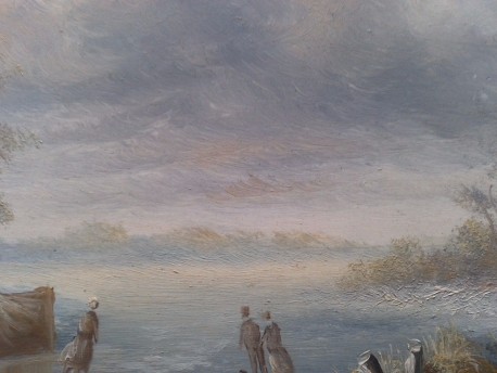 Winterlandschaft am Vorwerk, um 1900