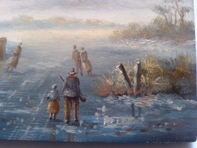 Winterlandschaft am Vorwerk, um 1900