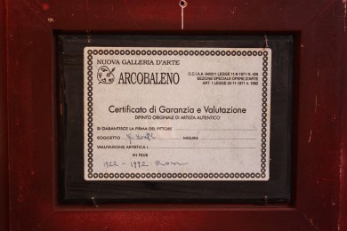 Morrlandschaft mit weidenden Kühen, K. Horik, 1928