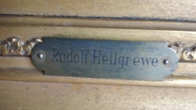 Sumpflandschaft mit Kate im Abendrot, Rudolf Hellgrebe, 1896
