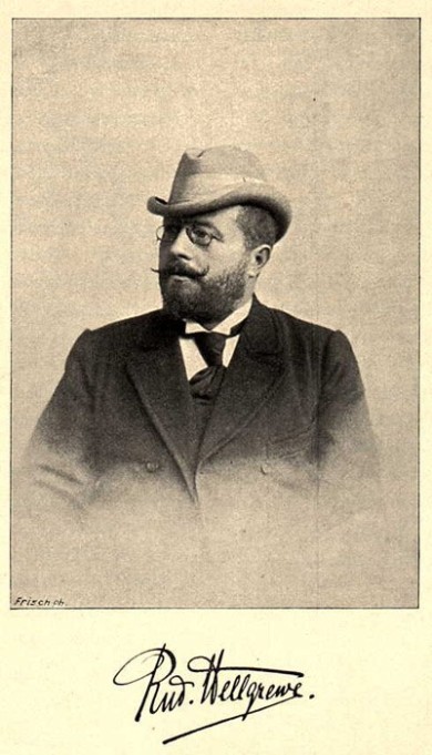 Sumpflandschaft mit Kate im Abendrot, Rudolf Hellgrebe, 1896