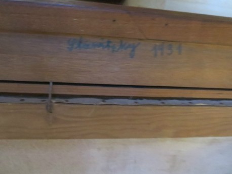 Wald mit Hirsch am Fluss, Impressionist, Stornitzky, 1931