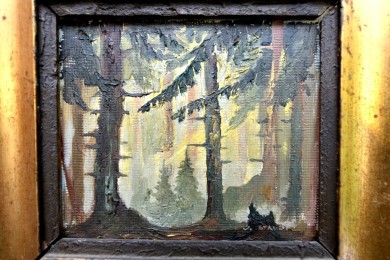 Im Tannenwald, unbekannter Künstler, 1860