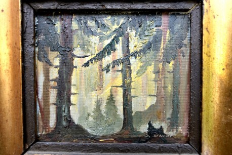 Im Tannenwald, unbekannter Künstler, 1860