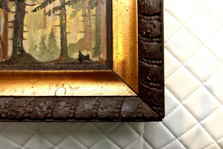 Im Tannenwald, unbekannter Künstler, 1860