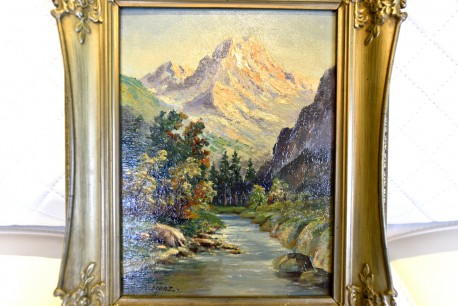 Romantischer Fluss am Berg, Lorenz, 1899