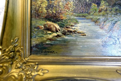 Romantischer Fluss am Berg, Lorenz, 1899