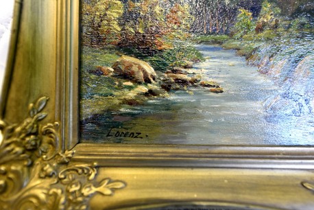 Romantischer Fluss am Berg, Lorenz, 1899