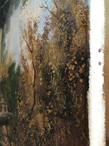 Kleiner See im Herbstwald, Busch, 1903