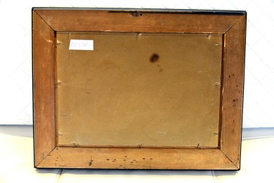 Winterliche Moorlandschaft, August von Rüdt, 1896