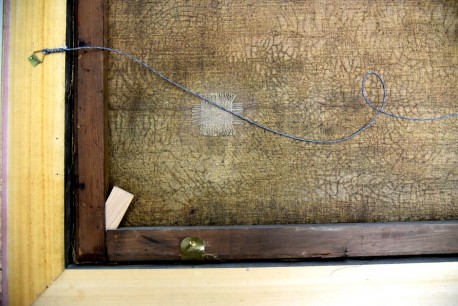 Ölgemälde - Wildschweine im Winterwald, C. Lange, Df, 1901