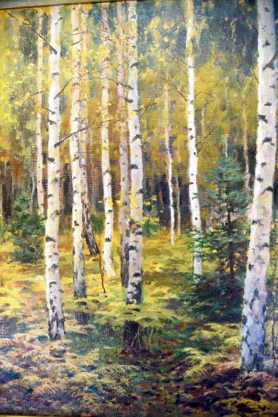 Birkenhain in Prieros im Spätsommer, Matthes, 1911