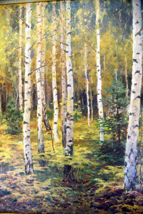 Birkenhain in Prieros im Spätsommer, Matthes, 1911