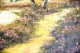 Weg mit Blumen am Fluss durch die Märkische Heide, signiert, 1923