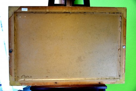 Weg mit Blumen am Fluss durch die Märkische Heide, signiert, 1923