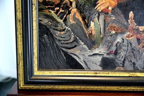 Eichhörnchen zwischen den Baumästen, Gundula Oppermann, 1989