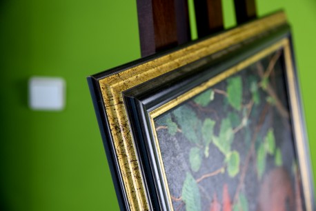 Eichhörnchen zwischen den Baumästen, Gundula Oppermann, 1989