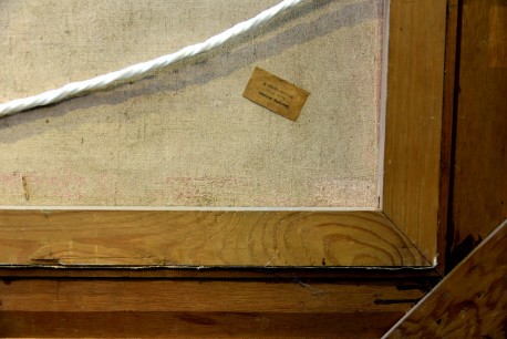 Wald mit Hirsch am Fluss, Impressionist, Stornitzky, 1931