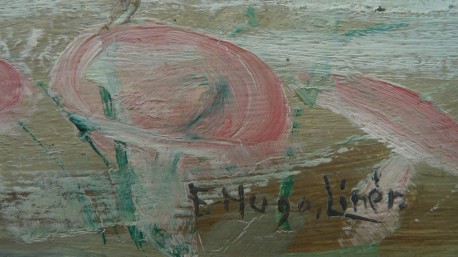 Pilze im Morgennebel auf Waldlichtung, HUGO LINÉR, 1933