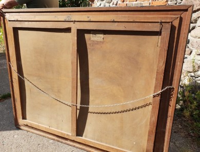 Märkische Seelandschaft, großes Hauptwerk, Rudolf Hellgrewe, 1895