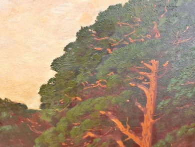 Märkische Seelandschaft, großes Hauptwerk, Rudolf Hellgrewe, 1895