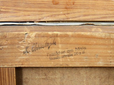 Schäfer in der Taunus-Landschaft, Johann Jakob Matthäus Maurer, 1866