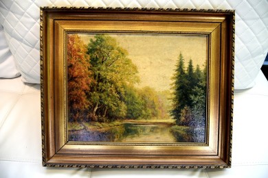 Romantischer See im Wald, Reidjardt, 1902