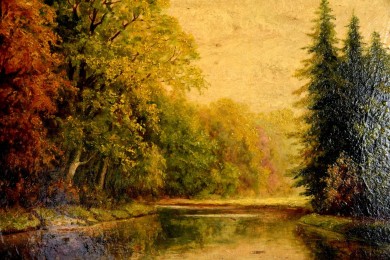 Romantischer See im Wald, Reidjardt, 1902