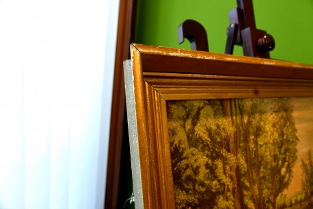 Bäume am Weiher, R. Ehnert, 1948