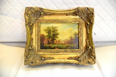 Auf der Jagd im grünen Tal, Monogramm EVR, 1905