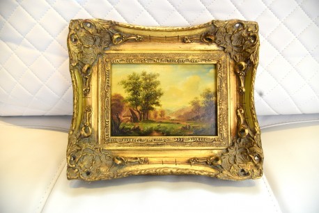 Auf der Jagd im grünen Tal, Monogramm EVR, 1905