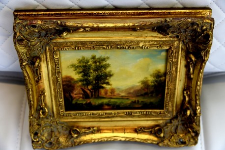 Auf der Jagd im grünen Tal, Monogramm EVR, 1905