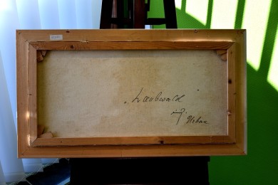 Zwei Wege in die romantische Lichtung im Laubwald, Urban, 1948