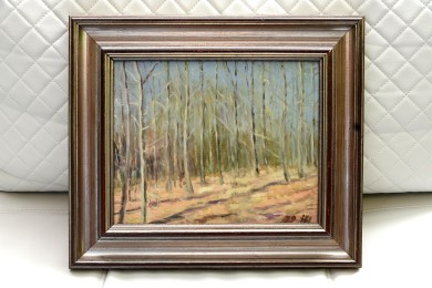 Kahler Laubwald ohne Blätter, Herbert Hamnerschmidt, 1979