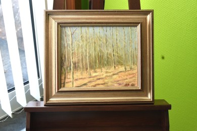 Kahler Laubwald ohne Blätter, Herbert Hamnerschmidt, 1979