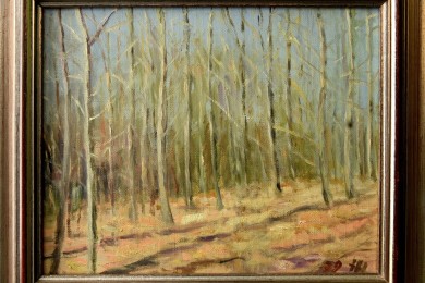 Kahler Laubwald ohne Blätter, Herbert Hamnerschmidt, 1979