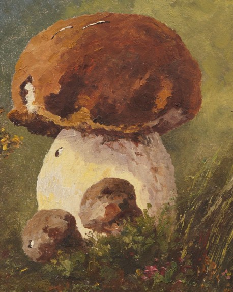 Steinpilze im Bergwald, Fritz Paplham, 1948