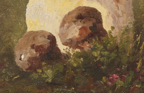 Steinpilze im Bergwald, Fritz Paplham, 1948