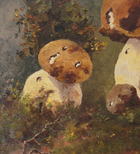 Steinpilze im Bergwald, Fritz Paplham, 1948