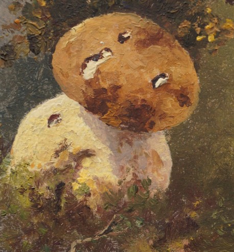 Steinpilze im Bergwald, Fritz Paplham, 1948