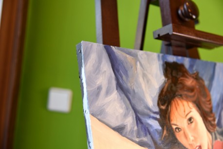 Undine, Weiblicher Akt, signiert, 1971