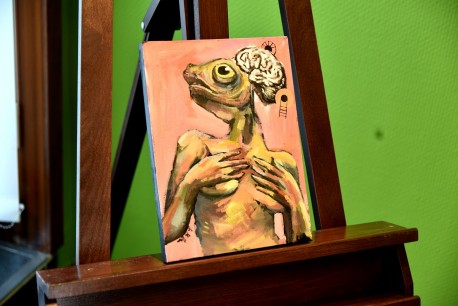 Die Nymphomanin, Surrealismus, A. K. Uhlmann, 2015